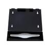 toilet tissue dispensers Stainless Steel Hand Towel Tray Bathroom Wall-mounted Paper Towel Rack Home Kitchen Free Punching Tray bathroom (Color : Silver) view 4
