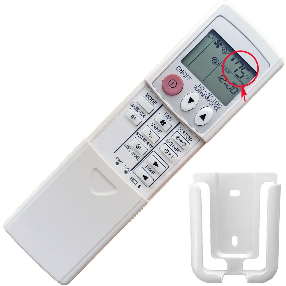 Replacement Remote Control for Mitsubishi Electric AC Air Conditioner KM16K E1244E426 MSZ-FE18NA MSZ-D30NA MSZ-D36NA MSZ-D30NA-8 MSZ-D36NA-8 MSZ-A24NA-1 MSZ-GA24NA MSZ-GE24NA NTXWST30A112AA