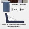 ZZYK Upholstered Headboards, Bed Backboard Headboard Soundproof Peel and Stick Headboards for Queen Size Bed, Dorm Bed Bench Bedroom Headboard,C,No headboard 47.2"/120cm view 4