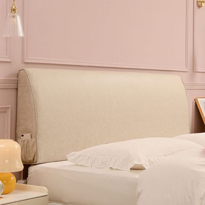 ZZYK Upholstered Headboard Cushion, Modern Bed Backboard Headboard Full Size Wipeable Tech Cloth Pad Home Bedroom Headboard BedHead Cushion,B,No headboard 72.8"/185cm
