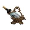 YYDS Wine Rack Peacock Wine Rack Single Bottle Wine Holder Wine Cabinet Living Room and Cafe Countertops Desktop Display Rack Decoration Wine Bottle Holders (Color : Brass) view 1