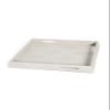 Two's Company Pearl White Stingray Decor Rectangle Tray, 17.5" view 1