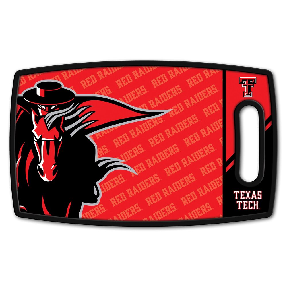YouTheFan NCAA Texas Tech Red Raiders Logo Series Cutting Board