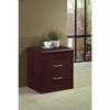 72.75" Mahogany Brown Two Drawer with Ring Pull Nightstand view 2