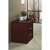 72.75" Mahogany Brown Two Drawer with Ring Pull Nightstand view 4