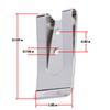 HolsterSmith - Universal Metal Belt Clip - fits up to 2.0 inch Belts - Nickel Polished Finish 1 Pack - for KYDEX Holsters, Sheaths, Cell Phone Cases, Money Clips view 4