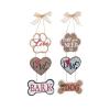 Gallerie II Dog Wall Hanger Assortment of 2 A/2 Brown view 1
