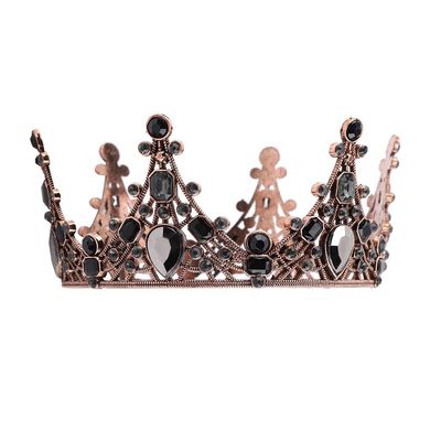 Cake Topper, Queen Crown Cake Topper Metal Pearl Baroque Cake Toppers Cake Decorating Crown for Wedding Birthday Party
