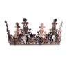 Cake Topper, Queen Crown Cake Topper Metal Pearl Baroque Cake Toppers Cake Decorating Crown for Wedding Birthday Party view 1