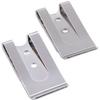 HolsterSmith - Universal Metal Belt Clip - fits up to 2.0 inch Belts - Nickel Polished Finish 2 Pack - for KYDEX Holsters, Sheaths, Cell Phone Cases, Money Clips view 1