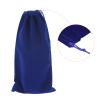 PATIKIL 17x8cm Microfiber Pouch, 3Pcs Soft Storage Drawstring Gift Bag for Glasses Wedding, Dark Blue view 4