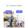 JIARY Portable Camping Toilet Seat Folding Travel Toilet Commode Chair, Potty Chair Collapsible Outdoor Road Toilet for Camping, Fishing, Off-Road Driving, Hiking,Yellow view 4