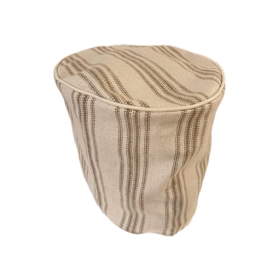 Simple Home Inspirations Tan Feedsack/Grainsack Coffee Maker Cover Compatible with K Coffee Brewing System (K Supreme, Tan)