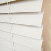 2 Inch Cordless Faux Wood Blind with Contemporary Valance - 60" W x 36" L - White, Over 900 Custom Sizes Starting at 19.97, Smooth Room Darkening Slats for Interior Windows by Lumino view 2