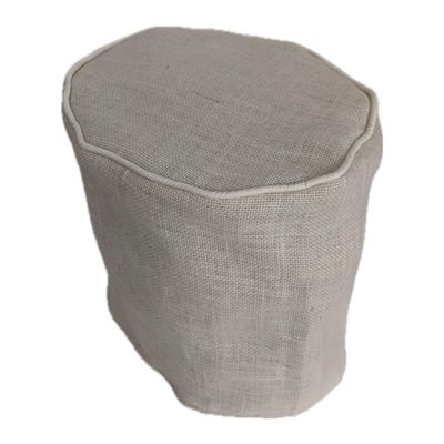 Simple Home Inspirations Cream Burlap Cover Compatible with K Coffee Brewing System (K Duo, Cream)
