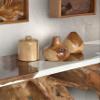 AFD Home Teak Wood Mini Vases Set of 3 view 1