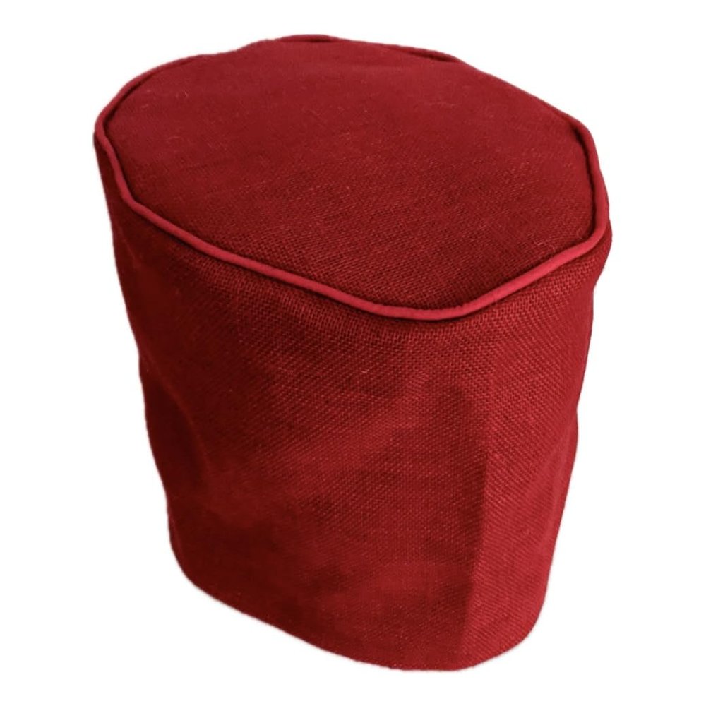 Simple Home Inspirations Red Burlap Coffee Maker Cover Compatible with K Coffee Brewing System (K Duo, Red)