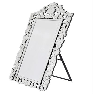 AFD Home Finest Venetian Style Cheval Mirror 70.62" Tall W Stand
