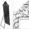 AFD Home Finest Venetian Style Cheval Mirror 70.62" Tall W Stand view 4