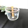 Wooden wick holder, Wick Centering Tool for Single Wooden Wick Candle, 1-Wooden Wick Stabilizer, Wooden Wick Holder, Wick Stabilizer for Candle Making (2.5") view 2
