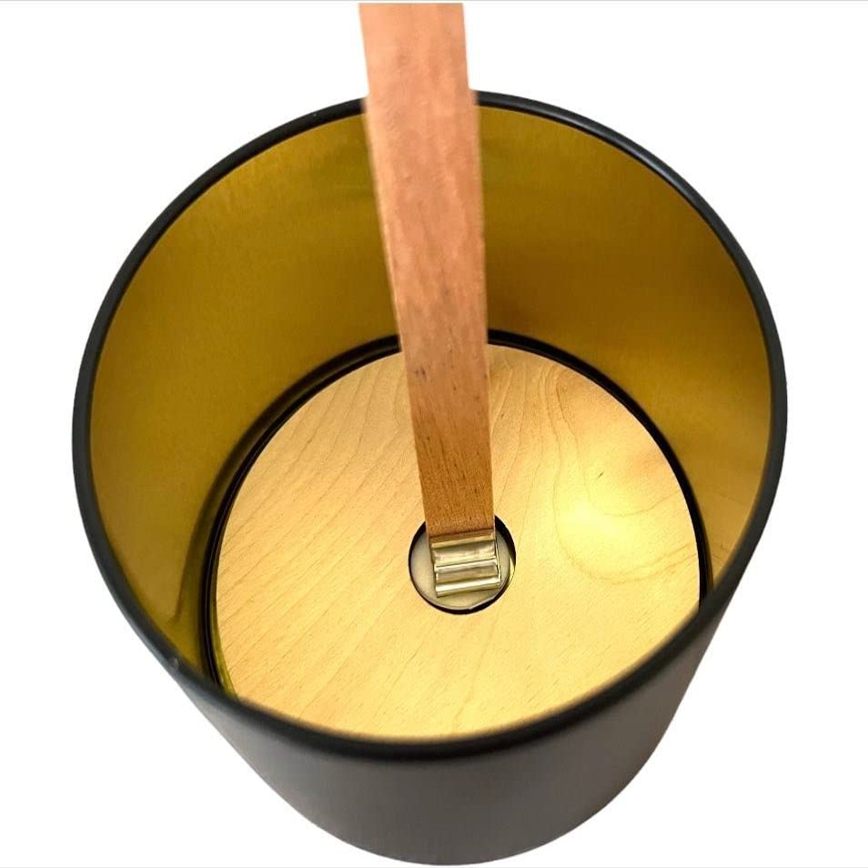 Wick Centering Tool for Single Wick Candle, 1-Wick Stabilizer, Wooden and Cotton Wick Holder,Wick Stabilizer for Candle Making (2 ")