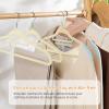 20 Pack Non-Slip Velvet Suit Hangers with 360 Swivel Hook - Space Saving Beige Clothes Hangers, Heavy Duty for Adults view 4