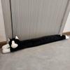 Dewarfami Animal Fabric Under Door Draft Stopper Weather Stripping Sound Proof Bottom Seal Heavy Duty Reduce Noice (Cat) view 1