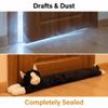 Dewarfami Animal Fabric Under Door Draft Stopper Weather Stripping Sound Proof Bottom Seal Heavy Duty Reduce Noice (Cat) view 2