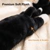 Dewarfami Animal Fabric Under Door Draft Stopper Weather Stripping Sound Proof Bottom Seal Heavy Duty Reduce Noice (Cat) view 4