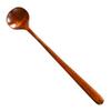 HUHAORAN2021 Soup Spoons Long Spoons Long Handle Round Spoons for Soup Cooking Mixing Stirrer Spoon for Kitchen Restaurant Soup Spoon (Quantity : 6) view 1