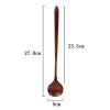 HUHAORAN2021 Soup Spoons Long Spoons Long Handle Round Spoons for Soup Cooking Mixing Stirrer Spoon for Kitchen Restaurant Soup Spoon (Quantity : 6) view 2