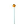 HUHAORAN2021 Soup Spoons Coffee Stirring Spoon Cute Yogurt Dessert Spoon Colorful Transparent Glass Spoon Restaurant Soup Spoon (Color : 4) view 1