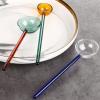 HUHAORAN2021 Soup Spoons Coffee Stirring Spoon Cute Yogurt Dessert Spoon Colorful Transparent Glass Spoon Restaurant Soup Spoon (Color : 4) view 3