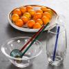 HUHAORAN2021 Soup Spoons Coffee Stirring Spoon Cute Yogurt Dessert Spoon Colorful Transparent Glass Spoon Restaurant Soup Spoon (Color : 4) view 4