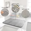 2 Pack Microfiber Dish Drying Mat,Absorbent Dish Drainer Kitchen Counter,Super Absorbent Dish Drying Pads 2015 Inch Grey view 3
