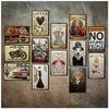 Sokomurg 8"x12"(20x30cm) Retro Funny Bathroom Toilet Rules Metal Aluminum Sign Garage Kitchen Bar Pub Club Cafe Home Restaurant Wall Decor Art Sign Post Gifts for man A-0010 view 3