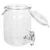 Housoutil 1 Beverage Dispenser with Spigot, Wide Mouth Lemonade Dispenser Easy Filling, Juice Dispenser Drink Dispensers for Parties view 1