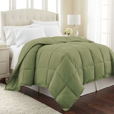 Wega Linen 1 Piece Duvet Insert Oversized King (116'' x 98'') Comforter Premium Quality 600 GSM All-Season 800 Thread Count Down-Alternative Comforter Sage Green