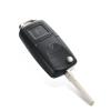 LadyCent 2/3/4 Buttons Folding Car Remote Flip Key Shell Case Fob, for VW Passat Polo Golf Touran Bora,2 Buttons view 1