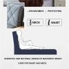 ZZYK Modern Upholstered Bed Backboard Headboard Linen Backrest Pillow Bed Full Size for Bedroom Headboard Cushion Anti-Collision Bed Backboard,C,No headboard 78.7"/200cm view 4