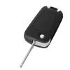 Replacement Modified 3 Button Flip Folding Remote Key Shell Case Fob with HU46 Blade, for Opel Corsa Astra Kadett Monza Montana,2 Buttons view 1