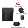 200 Pieces Resealable Mylar Bags(4.3x6.3inch, Matte Black), Smell Proof Stand Up Zipper Lock Aluminum Foil Bag, Packaging for Small Businesses, Packaging Bags for Food/Nuts Storage view 4