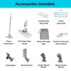BLACK+DECKER Steam Mop, Floor and Handheld Steamer, Multi-Purpose Steam Cleaner with 6 Attachments, Corded (BHSM15FX08) view 2