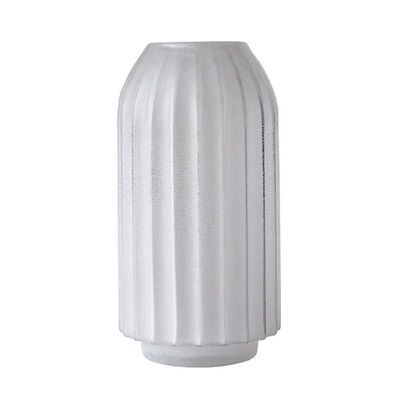 elegant ornament vase Vase Simple Striped Glass Vases Hydroponic Glass Container Flower Bottle Home Decoration Suitable For Indoor And Outdoor fireplace bedroom kitchen living room ( Size : 12x26cm )