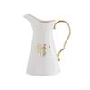 Elegant Ornament vase Vase Creative Ceramic Kettle Shape Vases with Comfortable Handle Flower Bottle Desktop Living Room Dining Room Decoration Fireplace Bedroom Kitchen Living Room view 1