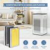 Zouhwaso Pet Care MA Series 25 Replacement Filter compatible with MA Series 25 Air Pur-ifier, 3-in-1 Composite Filter with Upgrade Activated Carbon, H13 True HEPA and Pre-filter, Pack of 6 view 2