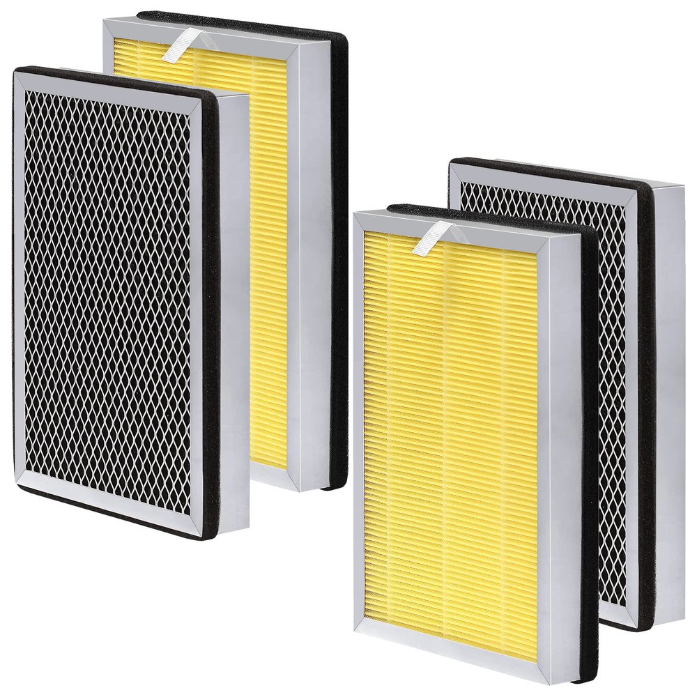 Zouhwaso Pet Care MA Series 25 Replacement Filter compatible with MA Series 25 Air Pur-ifier, 3-in-1 Composite Filter with Upgrade Activated Carbon, H13 True HEPA and Pre-filter, Pack of 4