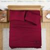 1000-TC Queen Size 4 Piece Sheet Set - Comfy Sheets - Giza Cotton Hotel Luxury Bed Sheets for Women, Men, Kids & Teens - Deep Pockets Easy-Fits up to 10-12" Mattress (Solid, Burgundy) view 1