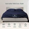 1000-TC Queen Size 4 Piece Sheet Set - Comfy Sheets - Giza Cotton Hotel Luxury Bed Sheets for Women, Men, Kids & Teens - Deep Pockets Easy-Fits up to 10-12" Mattress (Solid, Navy Blue) view 4