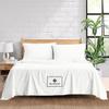 1000-TC King Size 4 Piece Sheet Set - Comfy Sheets - Giza Cotton Hotel Luxury Bed Sheets for Women, Men, Kids & Teens - Deep Pockets Easy-Fits up to 10-12" Mattress (Stripe, White) view 1